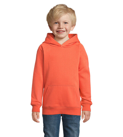 STELLAR KINDER KAPUZENPULLI - Burnt Orange bedrucken, Art.-Nr. S03576-OB-XL