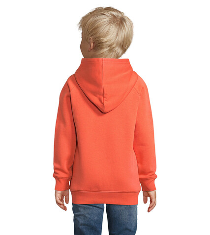 STELLAR KINDER KAPUZENPULLI - Burnt Orange bedrucken, Art.-Nr. S03576-OB-XL