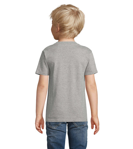 PIONEER KINDERT-SHIRT 175g - Graue Melange bedrucken, Art.-Nr. S03578-GM-3XL