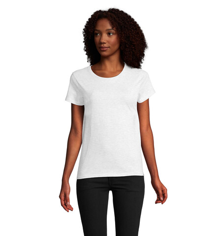 PIONEER WOMEN T-Shirt 175g - Ash bedrucken, Art.-Nr. S03579-AS-L