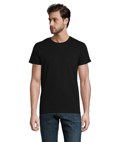 CRUSADER MEN T-Shirt 150g - Deep Black bedrucken, Art.-Nr. S03582-DB-3XL