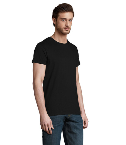 CRUSADER MEN T-Shirt 150g - Deep Black bedrucken, Art.-Nr. S03582-DB-3XL