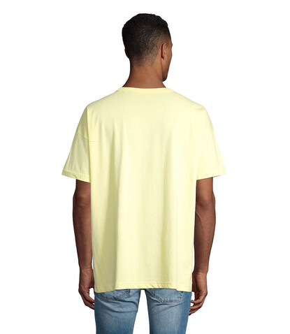 BOXY MEN T-SHIRT OVERSIZE - Hellgelb bedrucken, Art.-Nr. S03806-LY-XXL BOXY MEN T-SHIRT OVERSIZE - Hellgelb bedrucken, Art.-Nr. S03806-LY-XXL