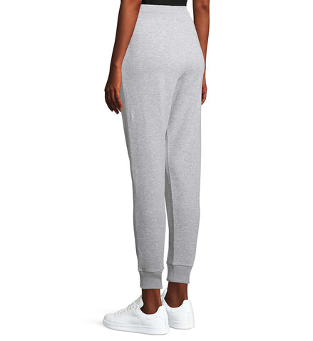 JET WOMEN JOGGING PANTS - Grau-Melange 2 bedrucken, Art.-Nr. S03809-GY-XXL