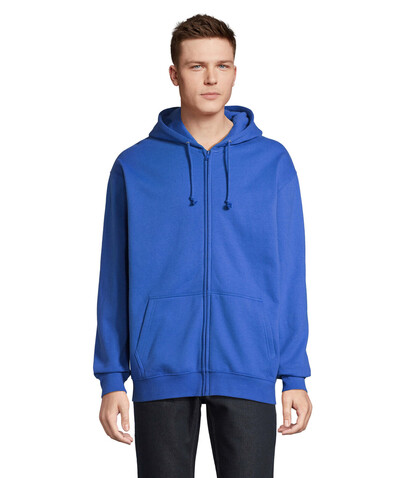 CARTER Full Zip Hoodie - Royal Blue bedrucken, Art.-Nr. S03812-RB-M