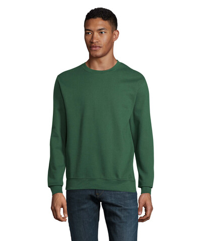 COLUMBIA UNISEX SWEATSHIRT - Bottle Green bedrucken, Art.-Nr. S03814-BO-XXL