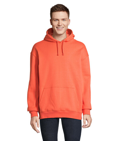 CONDOR Unisex Hoodie - Pop Orange bedrucken, Art.-Nr. S03815-PO-L CONDOR Unisex Hoodie - Pop Orange bedrucken, Art.-Nr. S03815-PO-L