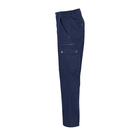 DOCKER MEN STRETCH TROUSERS - Navy Pro bedrucken, Art.-Nr. S03820-ND-056