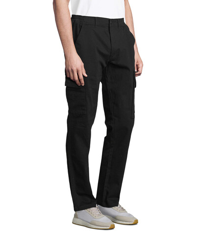 DOCKER MEN STRETCH TROUSERS - Schwarz bedrucken, Art.-Nr. S03820-BK-064 DOCKER MEN STRETCH TROUSERS - Schwarz bedrucken, Art.-Nr. S03820-BK-064