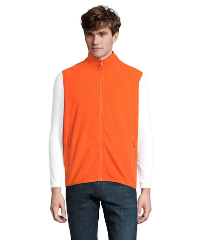 FACTOR BW UNISEX BODYWARMER - Orange bedrucken, Art.-Nr. S03822-OR-4XL
