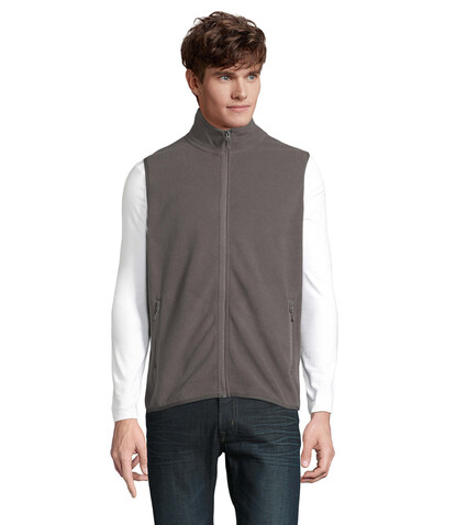 FACTOR BW UNISEX BODYWARMER - Anthrazitgrau bedrucken, Art.-Nr. S03822-CR-XL