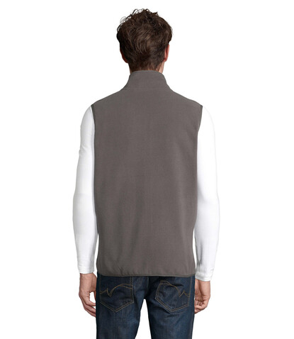 FACTOR BW UNISEX BODYWARMER - Anthrazitgrau bedrucken, Art.-Nr. S03822-CR-XL