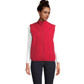FALCON BW WOMEN BODYWARMER - Pepper Red bedrucken, Art.-Nr. S03826-PE-3XL
