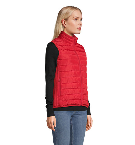 STREAM WOMEN Bodywarmer - Red bedrucken, Art.-Nr. S04021-RD-S STREAM WOMEN Bodywarmer - Red bedrucken, Art.-Nr. S04021-RD-S