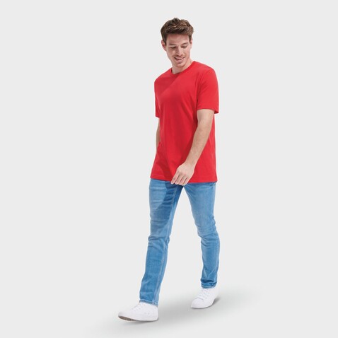 TUNER T-SHIRT - Red bedrucken, Art.-Nr. S04203-RD-XL TUNER T-SHIRT - Red bedrucken, Art.-Nr. S04203-RD-XL