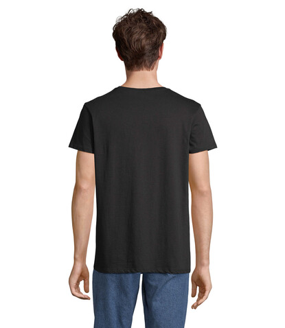 RE CRUSADER T-Shirt 150g - Deep Black bedrucken, Art.-Nr. S04233-DB-M