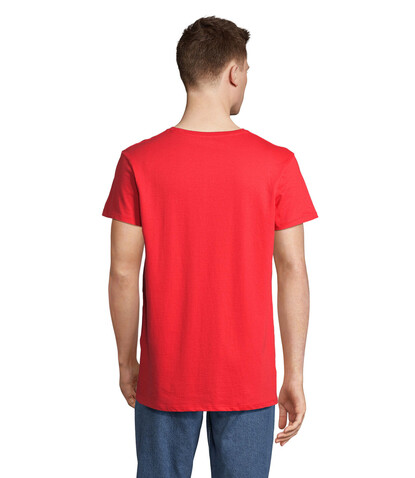 RE CRUSADER T-Shirt 150g - Bright Red bedrucken, Art.-Nr. S04233-BT-3XL