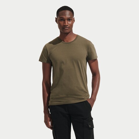 RE CRUSADER T-Shirt 150g - Army bedrucken, Art.-Nr. S04233-AR-3XL