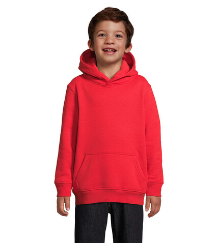 CONDOR KIDS Hoodie - Bright Red bedrucken, Art.-Nr. S04238-BT-3XL
