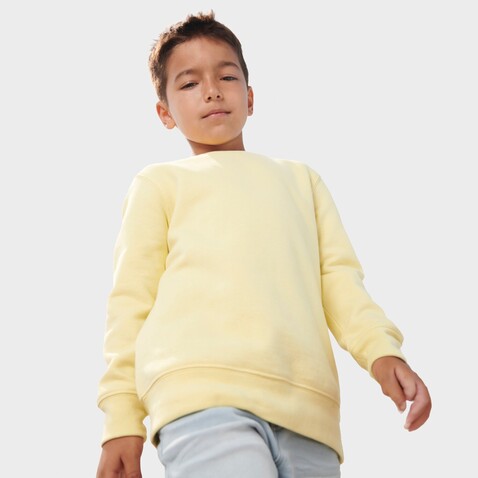 COLUMBIA KIDS Sweater - Hellgelb bedrucken, Art.-Nr. S04239-LY-4XL COLUMBIA KIDS Sweater - Hellgelb bedrucken, Art.-Nr. S04239-LY-4XL