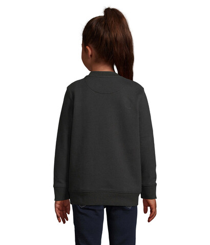 COLUMBIA KIDS Sweater - Schwarz bedrucken, Art.-Nr. S04239-BK-4XL
