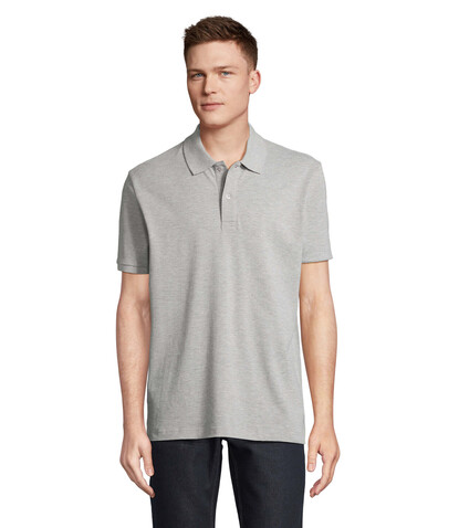 PEGASE Polo Bio 210g - Grau-Melange 2 bedrucken, Art.-Nr. S04242-GY-3XL PEGASE Polo Bio 210g - Grau-Melange 2 bedrucken, Art.-Nr. S04242-GY-3XL