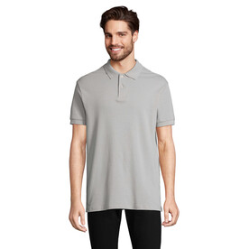PACIFIC HERREN POLO - Pure Grey bedrucken, Art.-Nr. S04439-PG-XXL