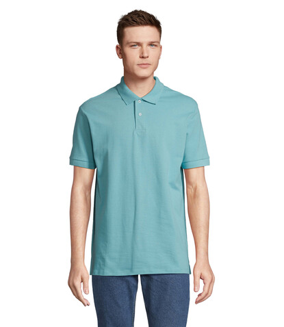 PACIFIC HERREN POLO - Pool Blue bedrucken, Art.-Nr. S04439-BP-M PACIFIC HERREN POLO - Pool Blue bedrucken, Art.-Nr. S04439-BP-M
