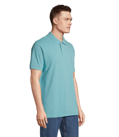 PACIFIC HERREN POLO - Pool Blue bedrucken, Art.-Nr. S04439-BP-M PACIFIC HERREN POLO - Pool Blue bedrucken, Art.-Nr. S04439-BP-M