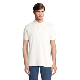 PACIFIC HERREN POLO - Off-White bedrucken, Art.-Nr. S04439-WW-XXL