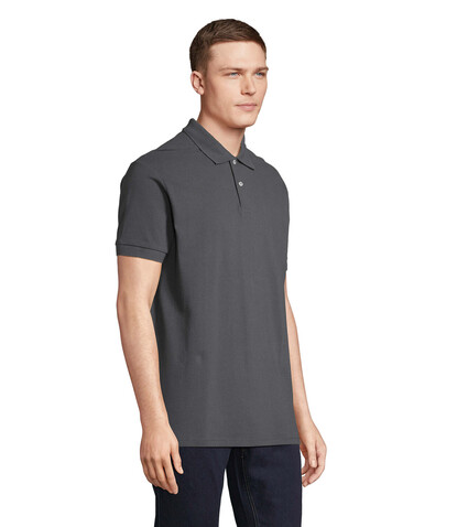 PACIFIC HERREN POLO - Mausgrau bedrucken, Art.-Nr. S04439-MU-XXL PACIFIC HERREN POLO - Mausgrau bedrucken, Art.-Nr. S04439-MU-XXL