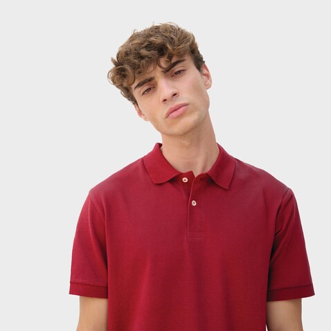 PACIFIC HERREN POLO - Folk Red Twin bedrucken, Art.-Nr. S04439-FR-M PACIFIC HERREN POLO - Folk Red Twin bedrucken, Art.-Nr. S04439-FR-M