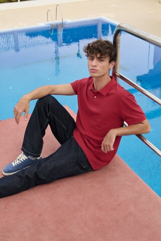 PACIFIC HERREN POLO - Folk Red Twin bedrucken, Art.-Nr. S04439-FR-M PACIFIC HERREN POLO - Folk Red Twin bedrucken, Art.-Nr. S04439-FR-M