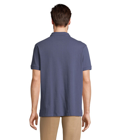 PACIFIC HERREN POLO - Denim bedrucken, Art.-Nr. S04439-DM-L