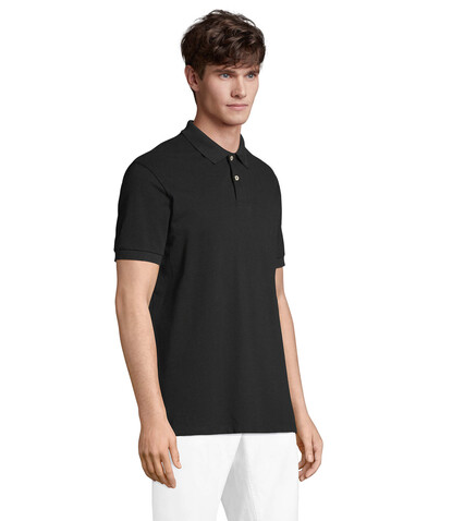 PACIFIC HERREN POLO - Schwarz bedrucken, Art.-Nr. S04439-BK-XXL PACIFIC HERREN POLO - Schwarz bedrucken, Art.-Nr. S04439-BK-XXL