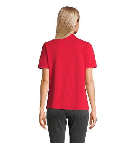 PACIFIC DAMEN POLO - Red bedrucken, Art.-Nr. S04440-RD-XXL