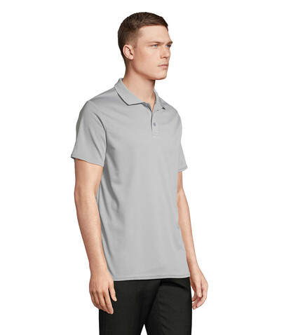 PITCHER UNISEX POLO - Pure Grey bedrucken, Art.-Nr. S04442-PG-3XL PITCHER UNISEX POLO - Pure Grey bedrucken, Art.-Nr. S04442-PG-3XL