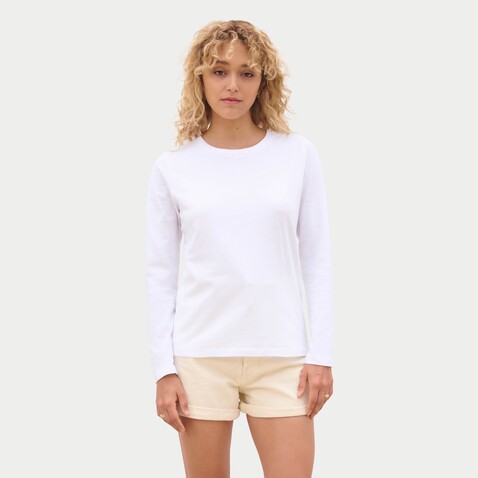 MONARCH DAMEN T-SHIRTS - White bedrucken, Art.-Nr. S04443-WH-3XL