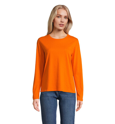 MONARCH DAMEN T-SHIRTS - Orange bedrucken, Art.-Nr. S04443-OR-M MONARCH DAMEN T-SHIRTS - Orange bedrucken, Art.-Nr. S04443-OR-M