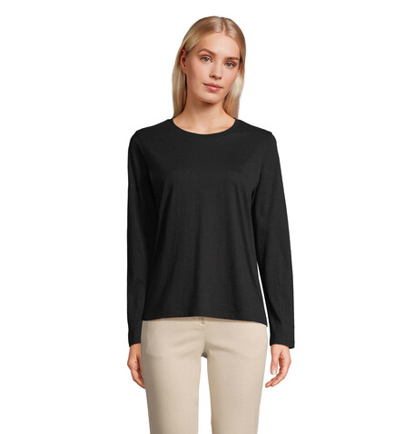 MONARCH DAMEN T-SHIRTS - Deep Black bedrucken, Art.-Nr. S04443-DB-XL MONARCH DAMEN T-SHIRTS - Deep Black bedrucken, Art.-Nr. S04443-DB-XL