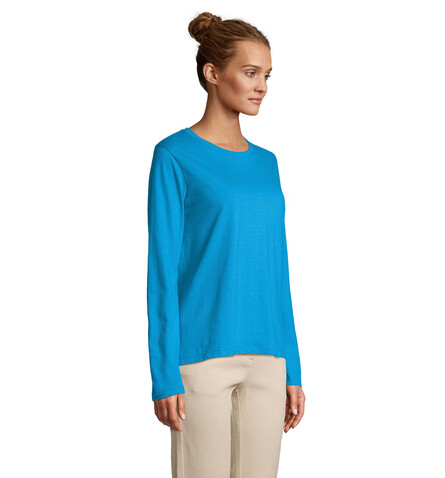 MONARCH DAMEN T-SHIRTS - Aqua bedrucken, Art.-Nr. S04443-AQ-M MONARCH DAMEN T-SHIRTS - Aqua bedrucken, Art.-Nr. S04443-AQ-M