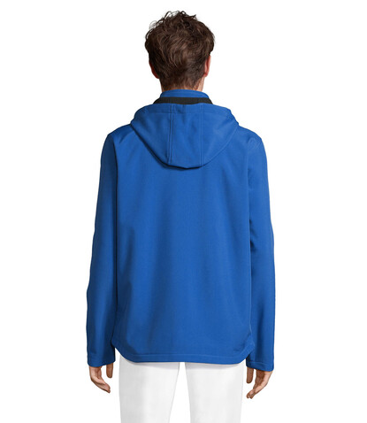 RACE HERREN-KAPUZENJACKE - Royal Blue bedrucken, Art.-Nr. S04447-RB-S