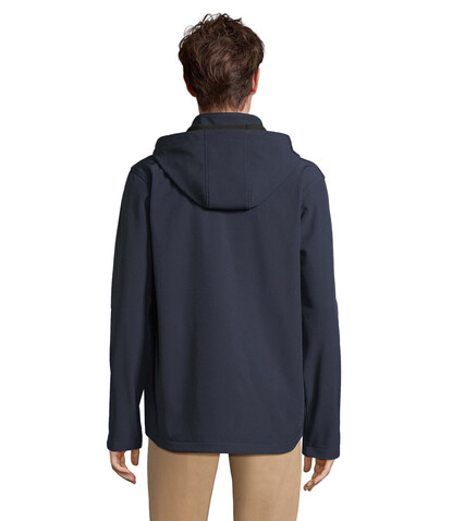 RACE HERREN-KAPUZENJACKE - French Navy bedrucken, Art.-Nr. S04447-FN-XXL