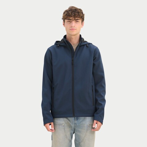RACE HERREN-KAPUZENJACKE - French Navy bedrucken, Art.-Nr. S04447-FN-XXL