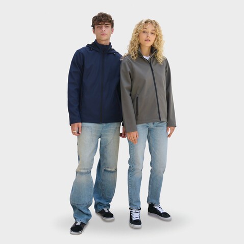 RACE HERREN-KAPUZENJACKE - French Navy bedrucken, Art.-Nr. S04447-FN-XXL
