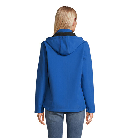 RACE DAMEN-KAPUZENJACKE - Royal Blue bedrucken, Art.-Nr. S04448-RB-L