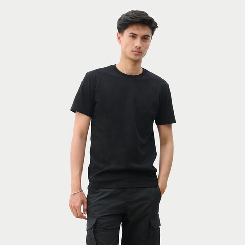 Explorer T-shirt Unisex - Schwarz Recycelt bedrucken, Art.-Nr. S04461-RC-XXL