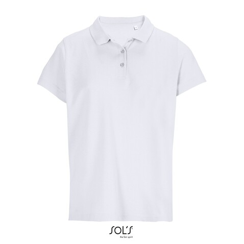 PULSE DAMEN POLO - White bedrucken, Art.-Nr. S04501-WH-3XL PULSE DAMEN POLO - White bedrucken, Art.-Nr. S04501-WH-3XL
