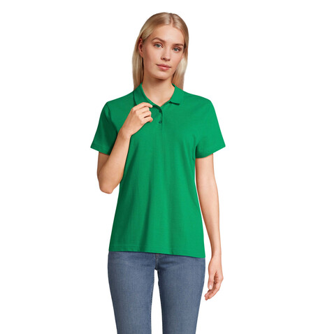 PULSE DAMEN POLO - Kelly Green bedrucken, Art.-Nr. S04501-KG-XS