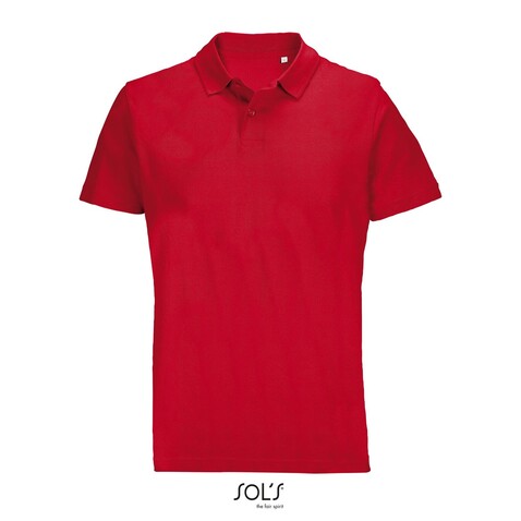 PULSE UNISEX POLO - Red bedrucken, Art.-Nr. S04502-RD-S PULSE UNISEX POLO - Red bedrucken, Art.-Nr. S04502-RD-S